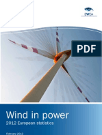 Wind in Power Annual Statistics 2012