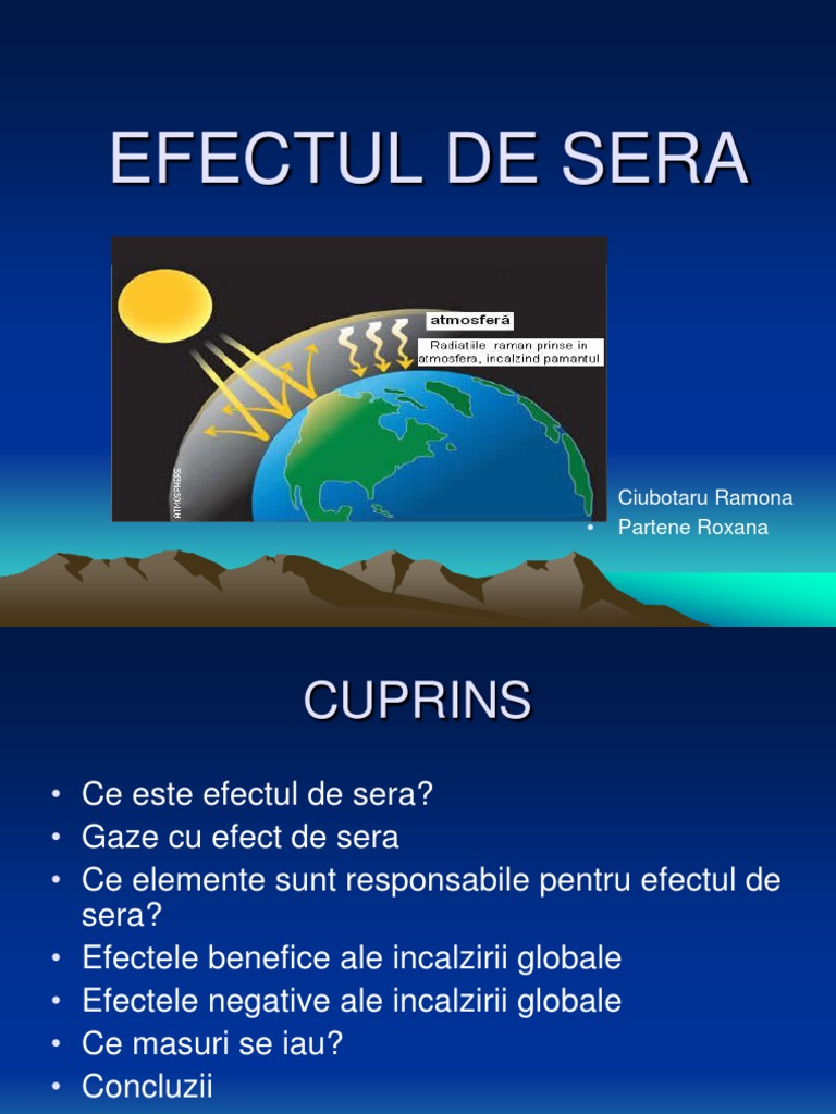 Efectul De Sera