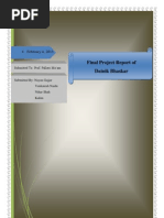 HRM report of Dainik Bhaskar