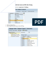 EMail Sales Invoice Using Output Types