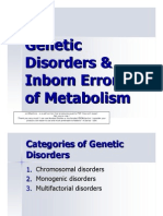 (2) 1.Genetic Disorders & Inborn Errors of Metabolism