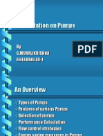 Energy Conservation in Pumps