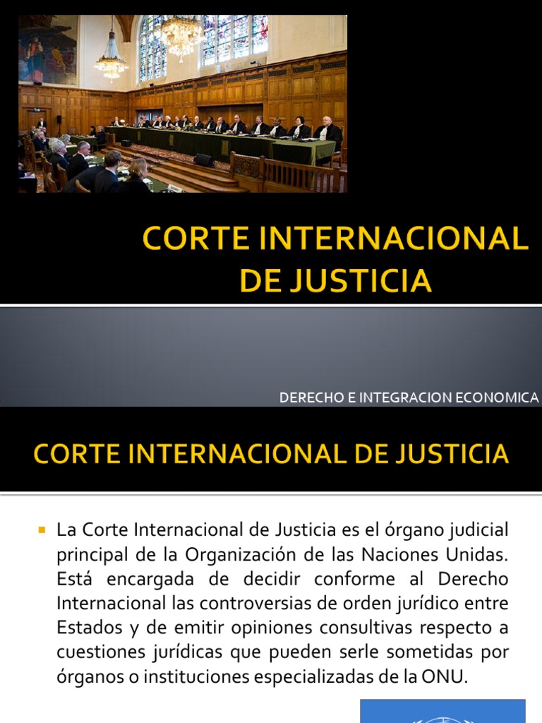 Corte Internacional de Justicia 2