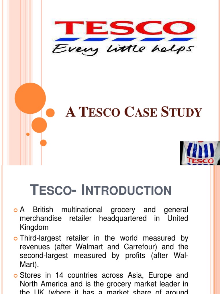 tesco information system case study