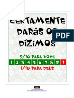 Livro-Certamente Daras Os Dizimos