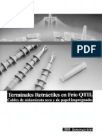 Catalogo Terminaciones Contractiles en Frio 3M Series QTII Hasta 45 Kv