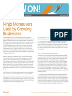 Ninja Maneuvers Used by Growing Businesses 