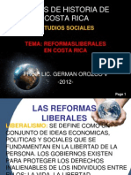 Reformas Liberales en Costa Rica