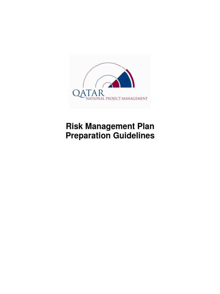 Risk Management Plan Guidelines | PDF | Risk Management | Risk Assessment