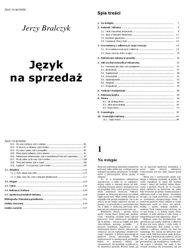 Jerzy Bralczyk Język Na Sprzedaż Pdf