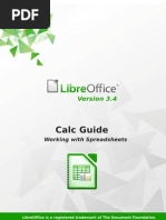 Libre Office Calc Guide