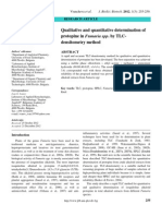 Qualitative and Quantitative Determination of Protopine in Fumaria Spp. by TLC-Densitometry Method