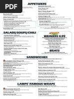 Lamplighter Menu