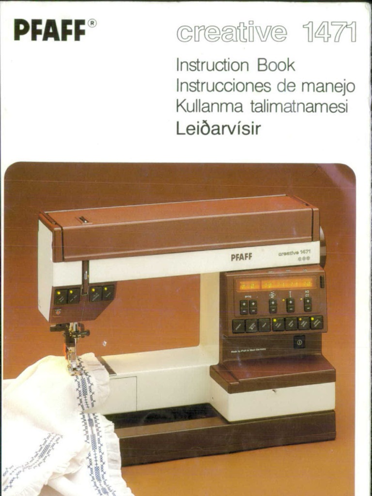 Pfaff Creative 1471 Sewing Textile Arts