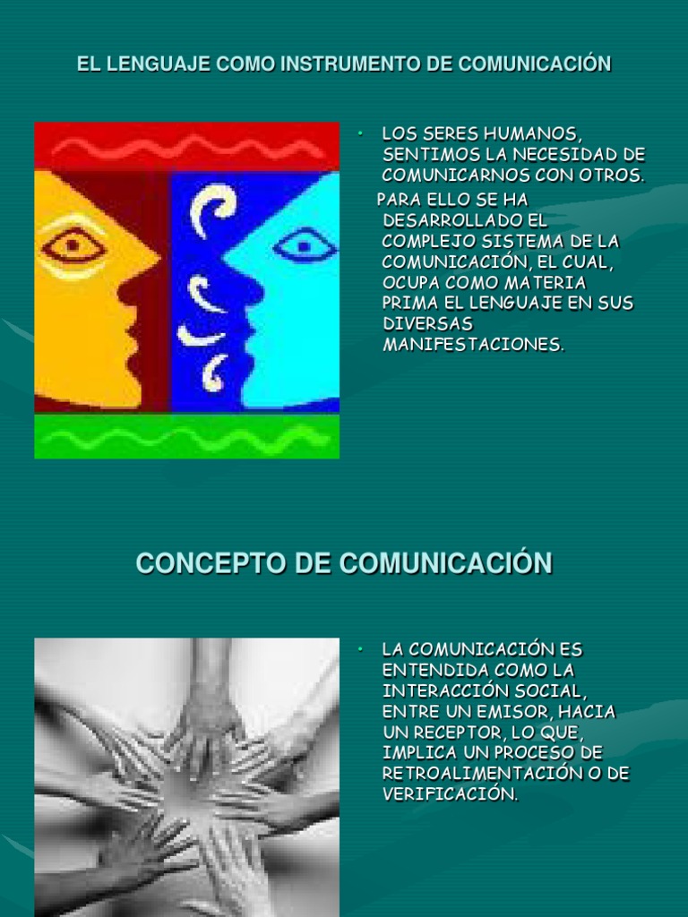 El Lenguaje Como Instrumento de Comunicación | PDF | Comunicación | Palabra
