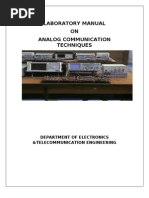 Download Laboratory Manual on Analog Communication Techniques2003 by Chandra Mohanty SN124619112 doc pdf