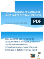 Procedimiento de Cambio de Línea Corta de Transferencia