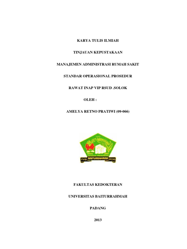 Makalah Magement Rumah Sakit