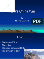 India's China War: The 1962 Conflict Over Tibet and Border Disputes