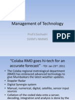 MOT Management of Technology