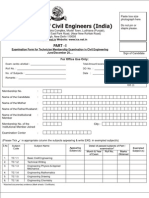 Civil Part I form