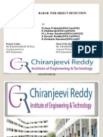 Radar For Object Detection: Chiranjeevi Reddy Institute of Engg & Technology, Anantapur
