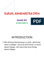 Rural Administration