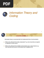 Information Theory and Coding