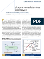 Designing for Pressure Safety Valves in Supercritical Service