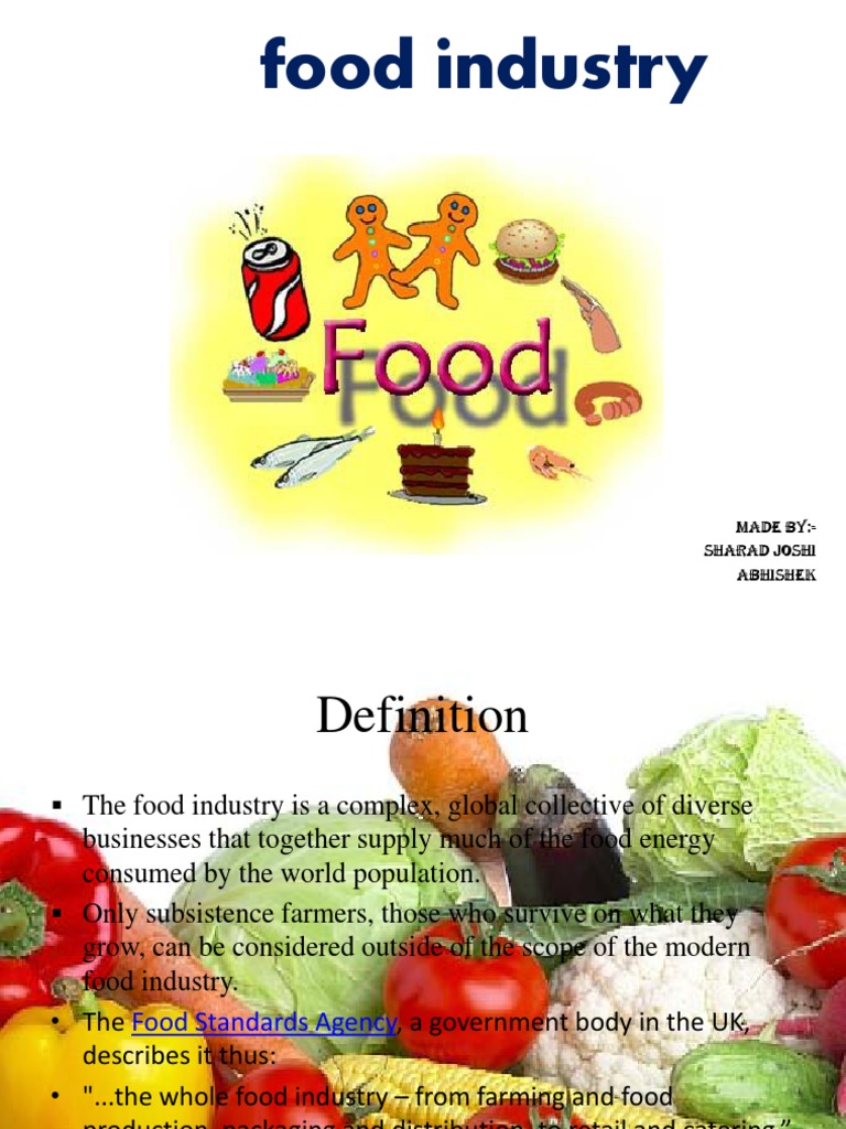 Food Industry PDF Food Industry Foods