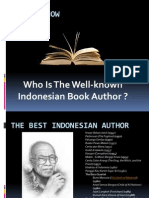 Do You Know: Who Is The Well-Known Indonesian Book Author ?