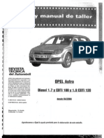 Opel Astra 1.7 Cdti 100 Cv 1.9 Cdti 120 Cv-estudio y Manual de Taller