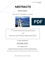 Abstracts: ISCFR 2012