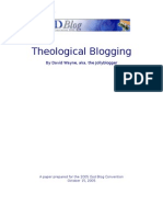 Wayne - Theological Blogging - 2005
