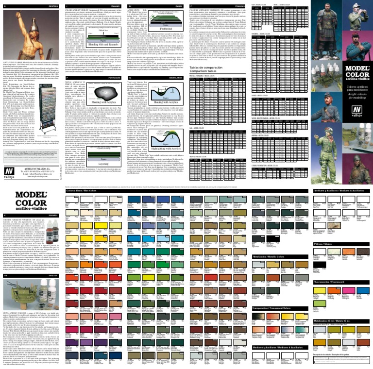 Vallejo Xpress Color Chart