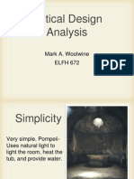 Critical Design Analysis: Mark A. Woolwine ELFH 672