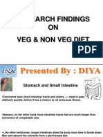 Research Findings ON Veg & Non Veg Diet