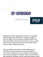 IBPS IT Officers Syllabus and Book