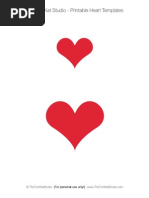 Heart Template for Muslin Bags - The TomKat Studio