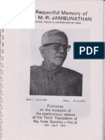 About MR Jambunathan