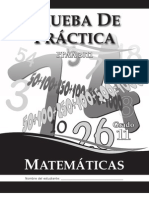 Prueba de Práctica - Matemáticas G11 - 1-24-11