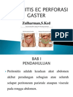 Perforasi Gaster