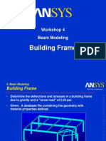 Building Frame: Workshop 4 Beam Modeling