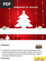 Menu Navidad