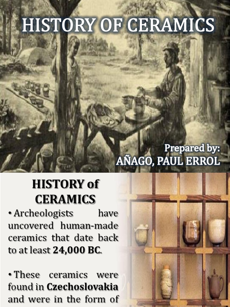2 History of Ceramics PDF Ceramics Pottery