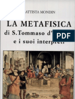 La Metafisica Di Tommaso e I Suoi Interpreti - B.mondIN