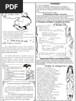 Atividade Ensino Religioso Fe 1