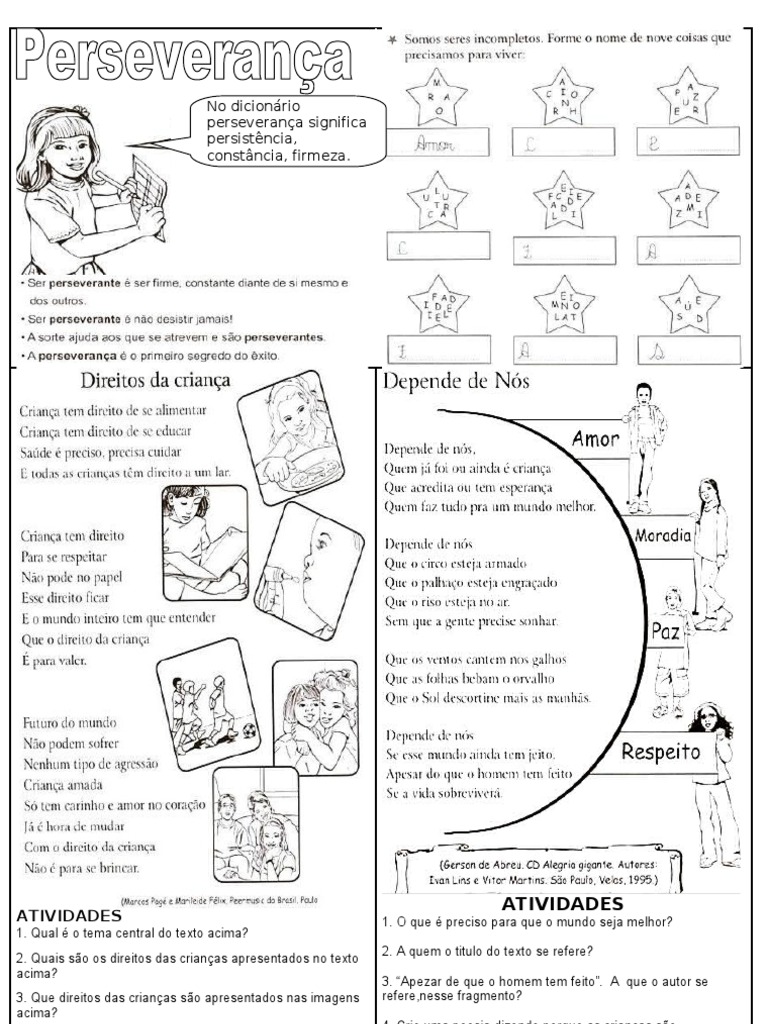 Atividades de Ensino Religioso para Crianças | PDF