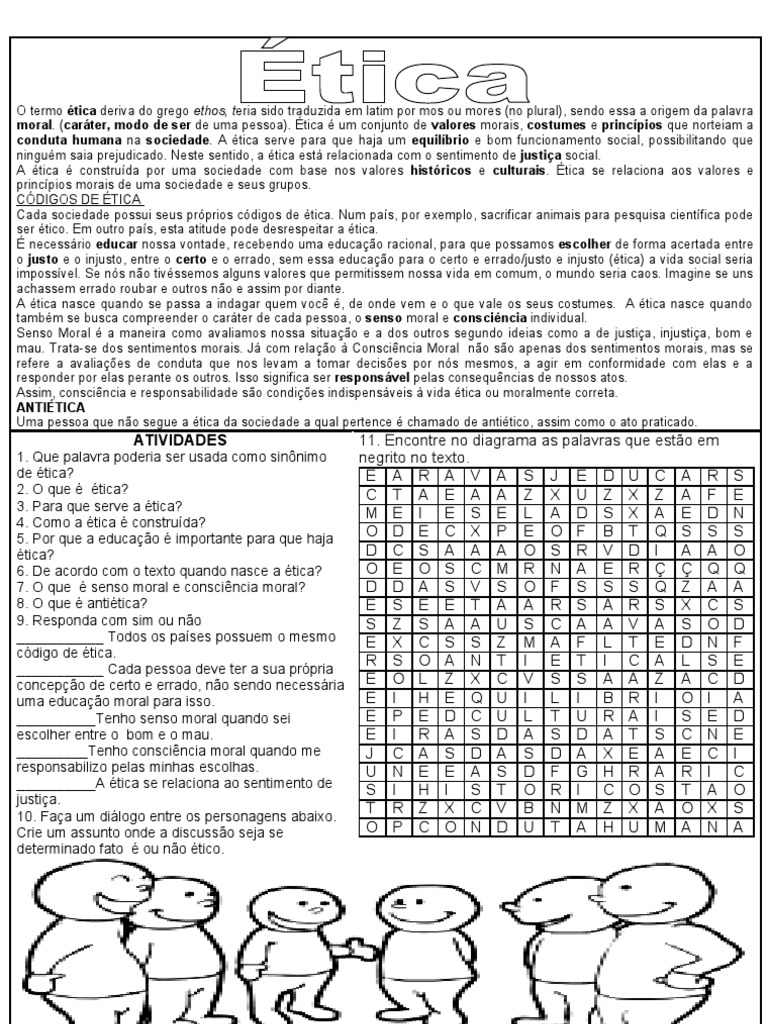 Ensino Religioso Ética | Sentimento | Moralidade