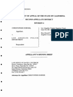 Dorner California Appeals Court Brief